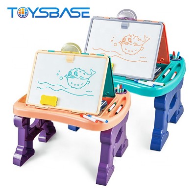 Learning Drawing Table Toy Children 2 In 1 Double Painting Board