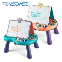 2 In 1 Drawing Board Toy Learning Painting Table For Kids