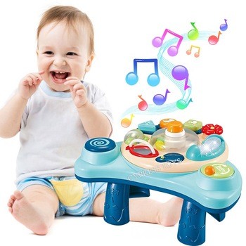 3 IN 1 Educational Learning Musical Fence Piano Baby Activity Table Toy