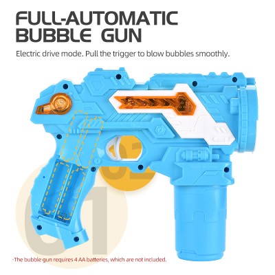 Summer Outdoor Toy Electric Three-Hole Gun Soap Bubbles