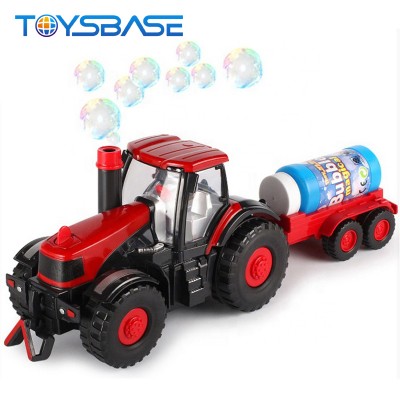 Summer Play Toy Kids Farmer Car Bubble Machine Electric